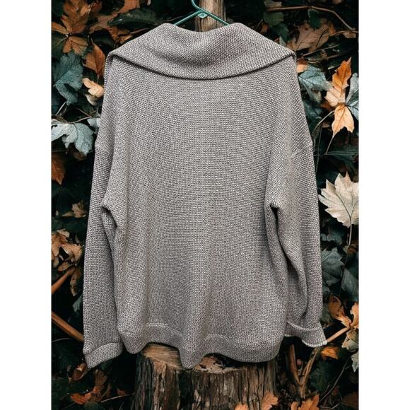 Sweaty Betty Women's Beige Gray Sweater Pullover Long sleeve Sz 10 - Picture 2 of 4